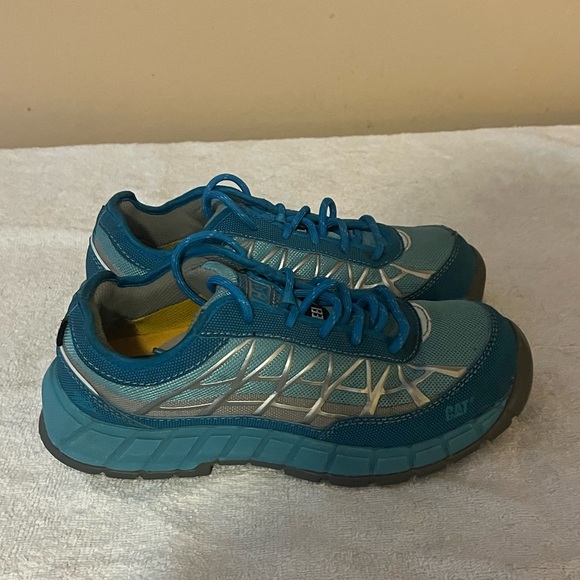 Cat Steel Toe Safety Shoes Sz 7 Wide - Picture 7 of 12